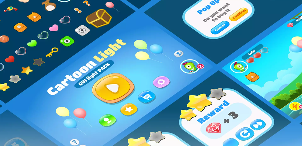 Cartoon Light GUI Pack